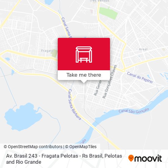 Av. Brasil 243 - Fragata Pelotas - Rs Brasil map