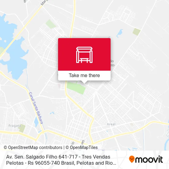 Av. Sen. Salgado Filho 641-717 - Tres Vendas Pelotas - Rs 96055-740 Brasil map