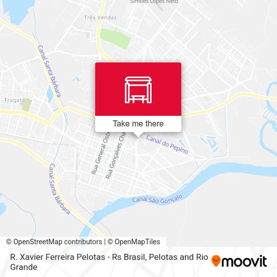 R. Xavier Ferreira Pelotas - Rs Brasil map