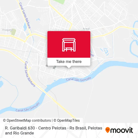 R. Garibaldi 630 - Centro Pelotas - Rs Brasil map