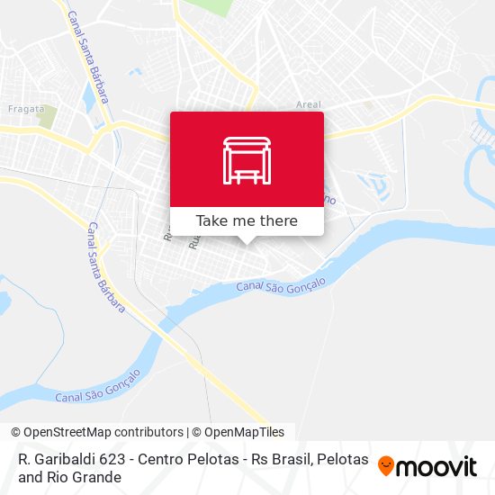 R. Garibaldi 623 - Centro Pelotas - Rs Brasil map