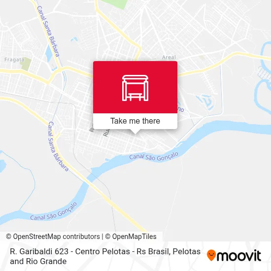 R. Garibaldi 623 - Centro Pelotas - Rs Brasil map