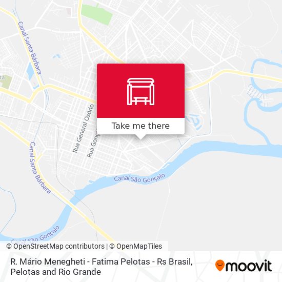 R. Mário Menegheti - Fatima Pelotas - Rs Brasil map