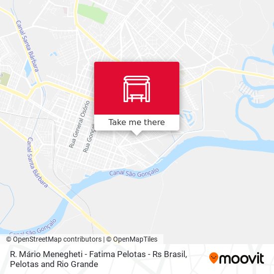 R. Mário Menegheti - Fatima Pelotas - Rs Brasil map