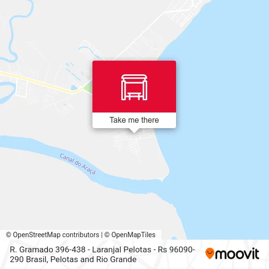 R. Gramado 396-438 - Laranjal Pelotas - Rs 96090-290 Brasil map