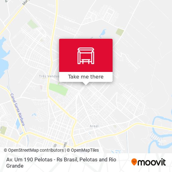 Av. Um 190 Pelotas - Rs Brasil map