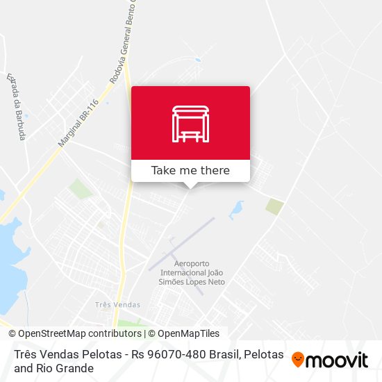 Três Vendas Pelotas - Rs 96070-480 Brasil map