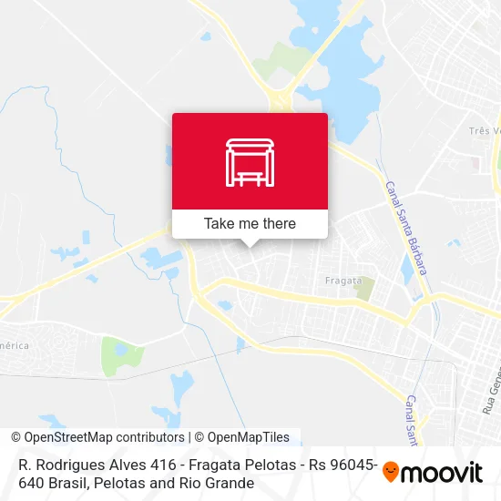 R. Rodrigues Alves 416 - Fragata Pelotas - Rs 96045-640 Brasil map