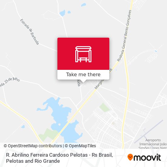 R. Abrilino Ferreira Cardoso Pelotas - Rs Brasil map