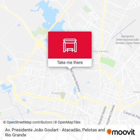 Av. Presidente João Goulart - Atacadão map