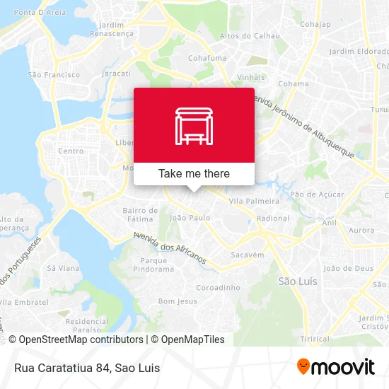 Rua Caratatiua 84 map