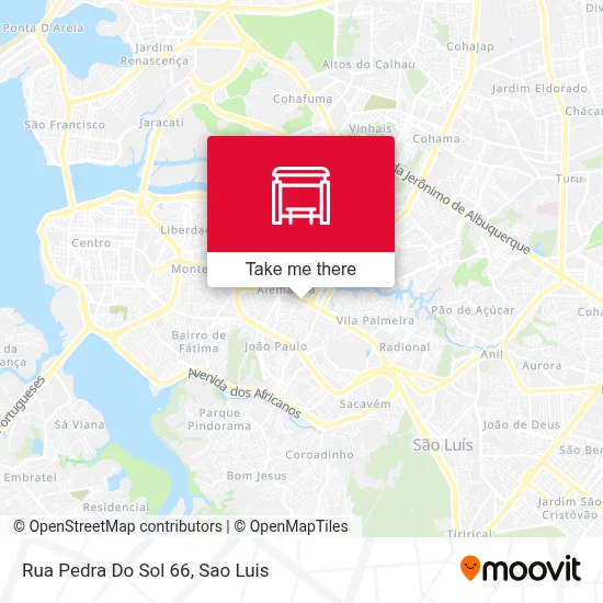 Rua Pedra Do Sol 66 map