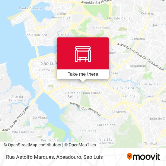 Rua Astolfo Marques, Apeadouro map