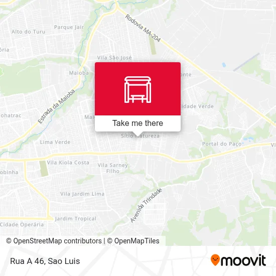 Rua A 46 map