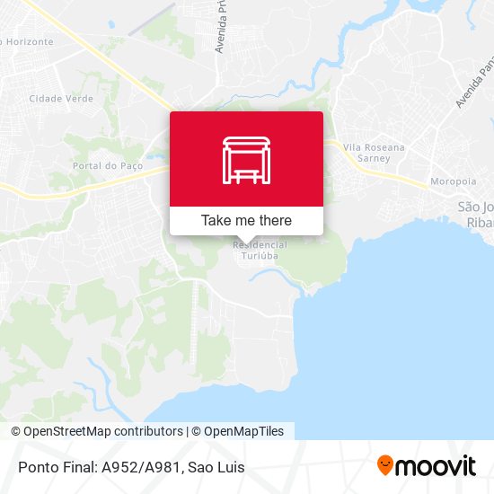 Ponto Final: A952/A981 map