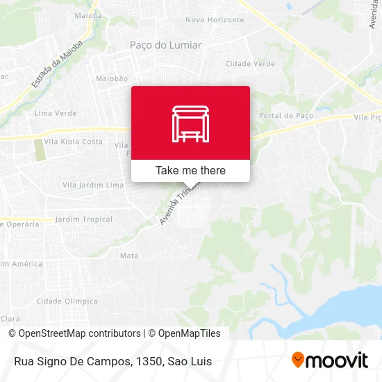 Rua Signo De Campos, 1350 map