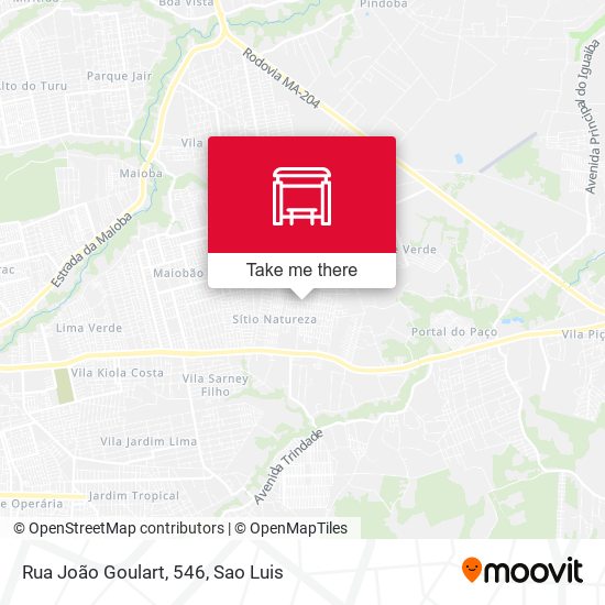 Rua João Goulart, 546 map