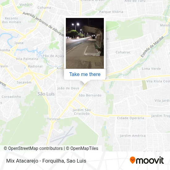 Mix Atacarejo - Forquilha map