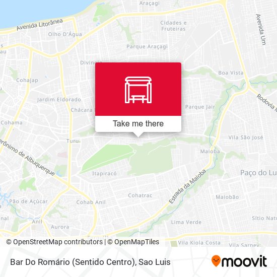 Bar Do Romário (Sentido Centro) map