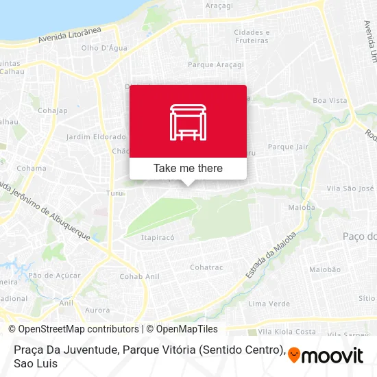 Praça Da Juventude, Parque Vitória (Sentido Centro) map