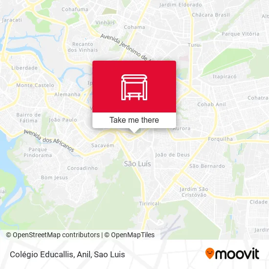 Colégio Educallis, Anil map