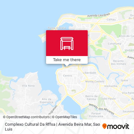 Mapa Complexo Cultural Da Rffsa | Avenida Beira Mar