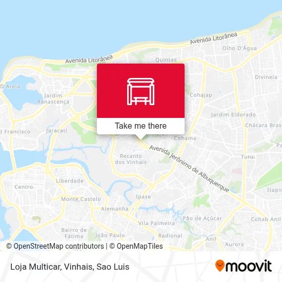 Loja Multicar, Vinhais map