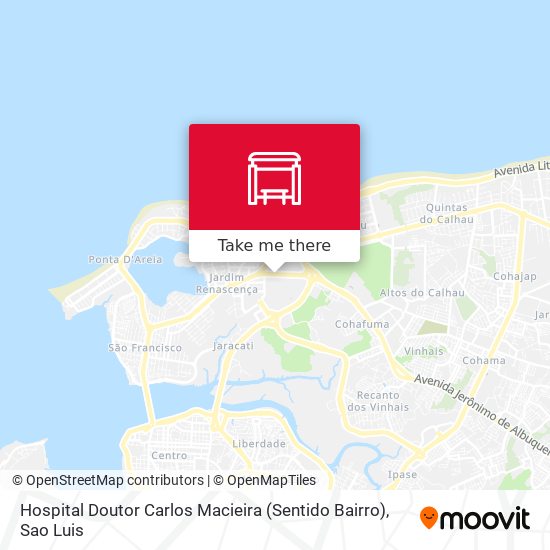 Hospital Doutor Carlos Macieira (Sentido Bairro) map