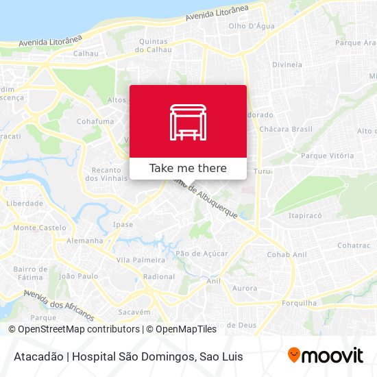 Atacadão | Hospital São Domingos map