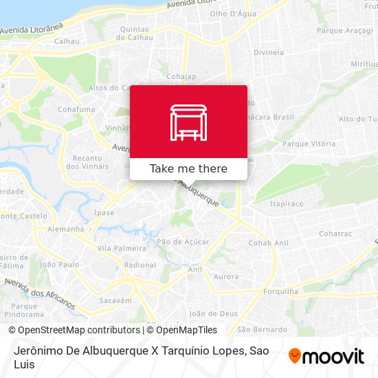 Jerônimo De Albuquerque X Tarquínio Lopes map