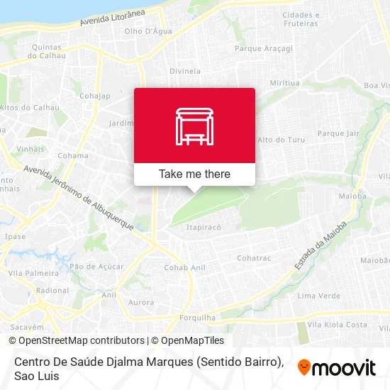 Centro De Saúde Djalma Marques (Sentido Bairro) map
