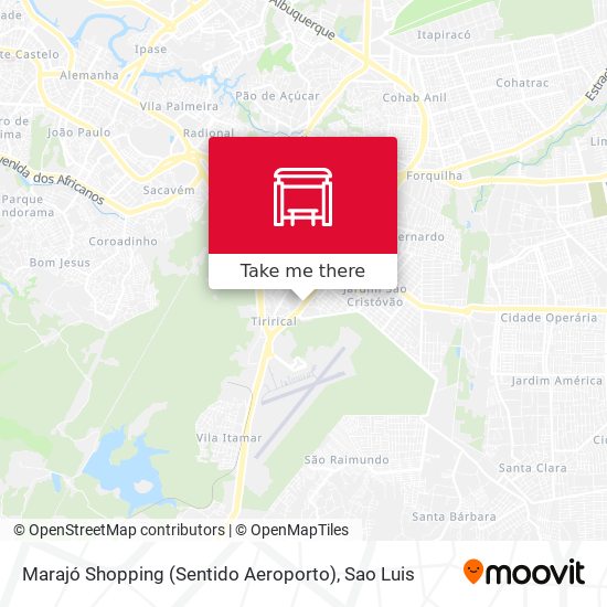 Marajó Shopping (Sentido Aeroporto) map