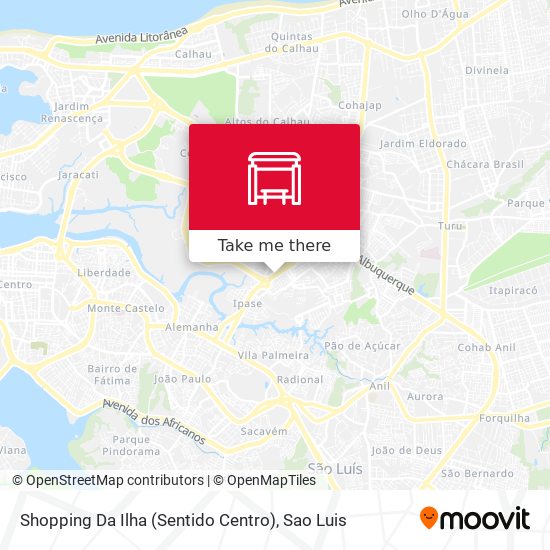 Mapa Shopping Da Ilha (Sentido Centro)