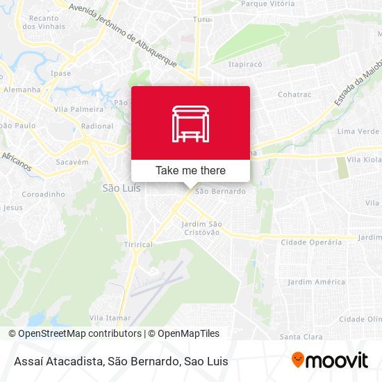 Assaí Atacadista, São Bernardo map