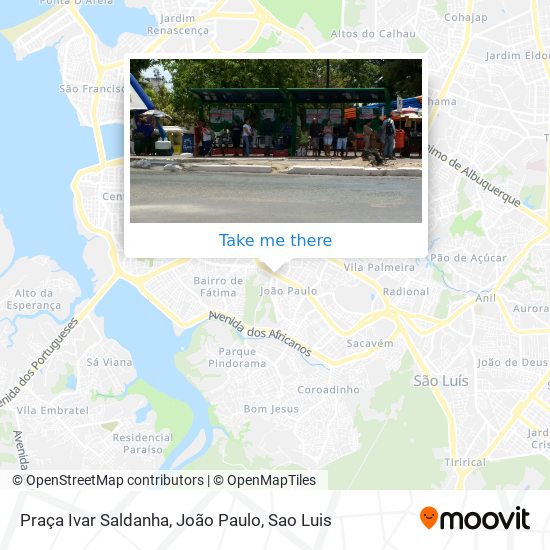 Praça Ivar Saldanha, João Paulo map