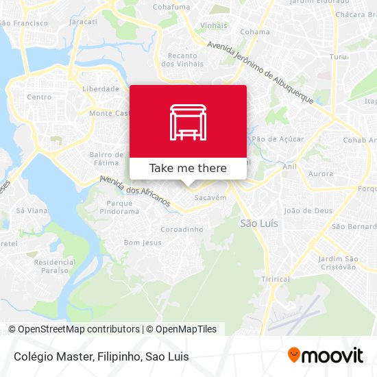 Colégio Master, Filipinho map