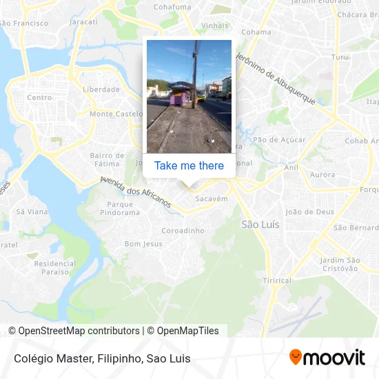 Colégio Master, Filipinho map