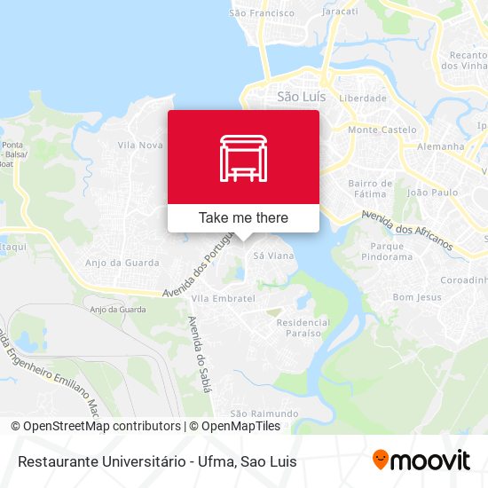 Restaurante Universitário - Ufma map