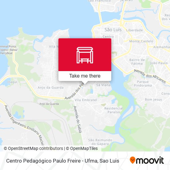 Centro Pedagógico Paulo Freire - Ufma map
