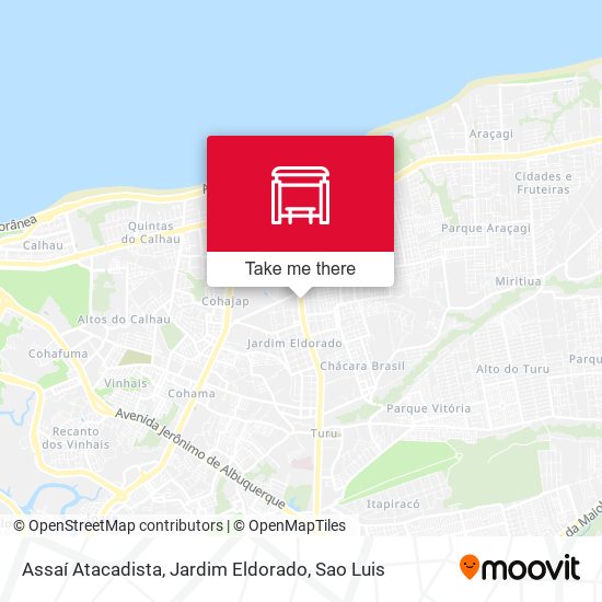 Assaí Atacadista, Jardim Eldorado map