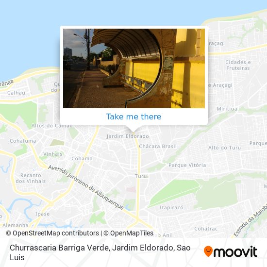 Churrascaria Barriga Verde, Jardim Eldorado map