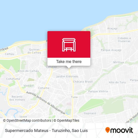 Supermercado Mateus - Turuzinho map