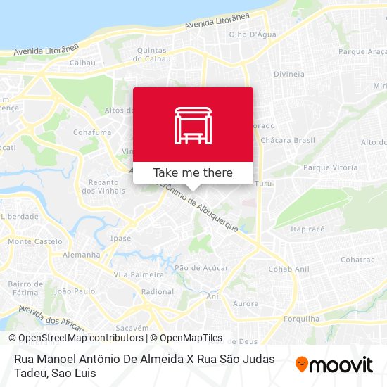 Rua Manoel Antônio De Almeida X Rua São Judas Tadeu map