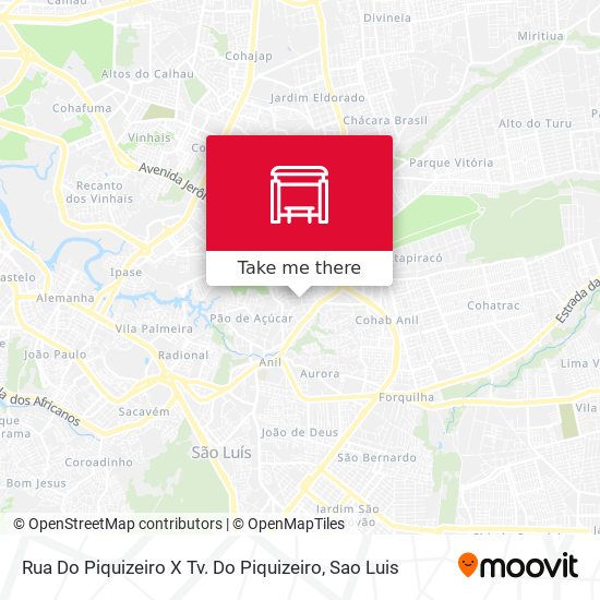 Rua Do Piquizeiro X Tv. Do Piquizeiro map