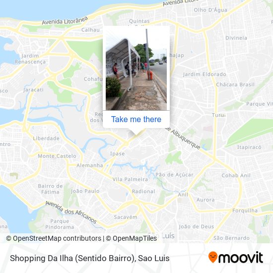 Shopping Da Ilha (Sentido Bairro) map