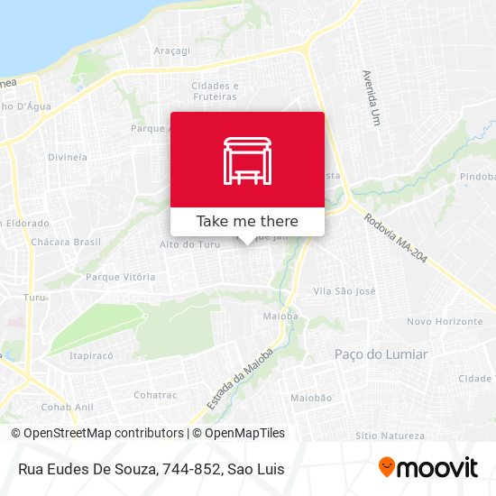 Rua Eudes De Souza, 744-852 map