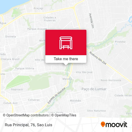 Rua Principal, 76 map