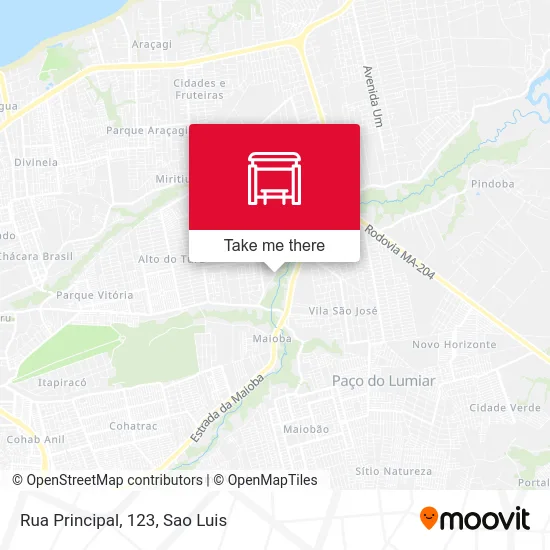 Rua Principal, 123 map