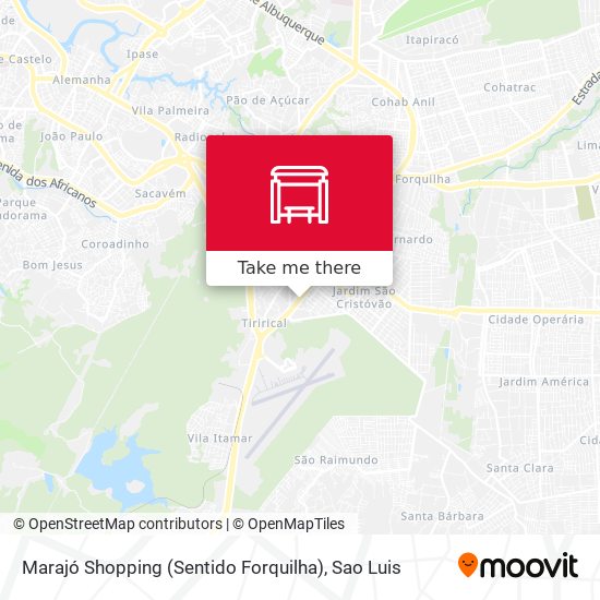 Mapa Marajó Shopping (Sentido Forquilha)