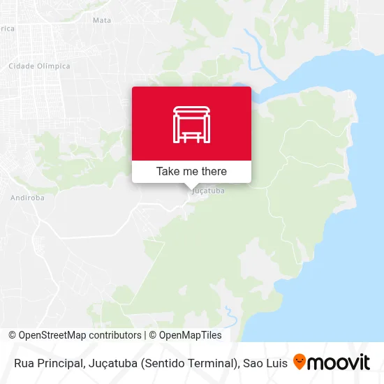 Rua Principal, Juçatuba (Sentido Terminal) map